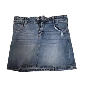 Zara Core denim collection, mini skirt